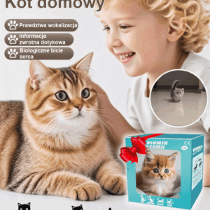 Home 🔥realistyczny pluszowy kotek robot – interaktywny hit sprzedaży