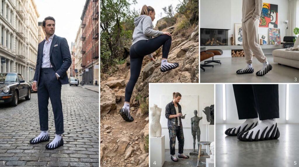 innowacyjne klapki 3d „pazur” – komfort, styl i stabilność na każdy dzień