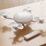 🌀 CoolBright |Wentylator sufitowy LED 2w1 z pilotem – energooszczędne połączenie chłodzenia i oświetlenia do domu i sypialni